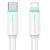 Дата кабель Usams US-SJ735 Bicolor Charging YR Ser. Type-C to Lightning 30W (1m) White