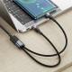 Дата кабель Hoco U139 Type-C to Type-C/Type-C 100W (1.2m) Black