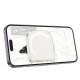 Автотримач Hoco H42 Crystal ring magnetic (air outlet) White