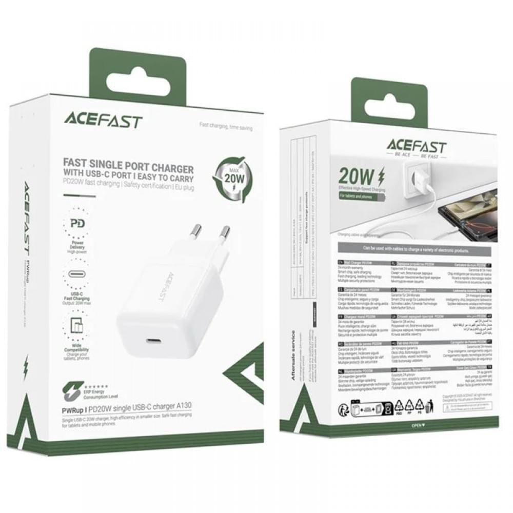 МЗП Acefast A130 PD20W (1USB-C) White