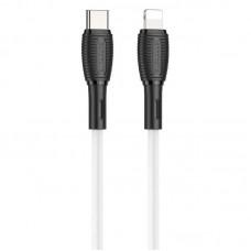 Дата кабель Borofone BX86 Advantage Type-C to Lightning 20W (1m) White