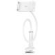 Регульована підставка для телефону/планшета Hoco HD10 Bamboo lazy stand White