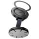 Автотримач Hoco H61 Show folding ring magnetic (dashboard) Black / Metal gray