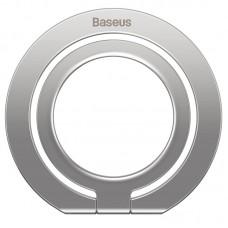 Тримач для телефону Baseus Halo Series Foldable Metal Ring (Single ring) (SUCH00001) Silver