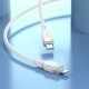 Дата кабель Hoco X109 Energy silicone Type-C to Lightning (1m) White