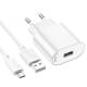 МЗП Hoco C109A Fighter 10.5W (1USB-A) + кабель USB to MicroUSB White