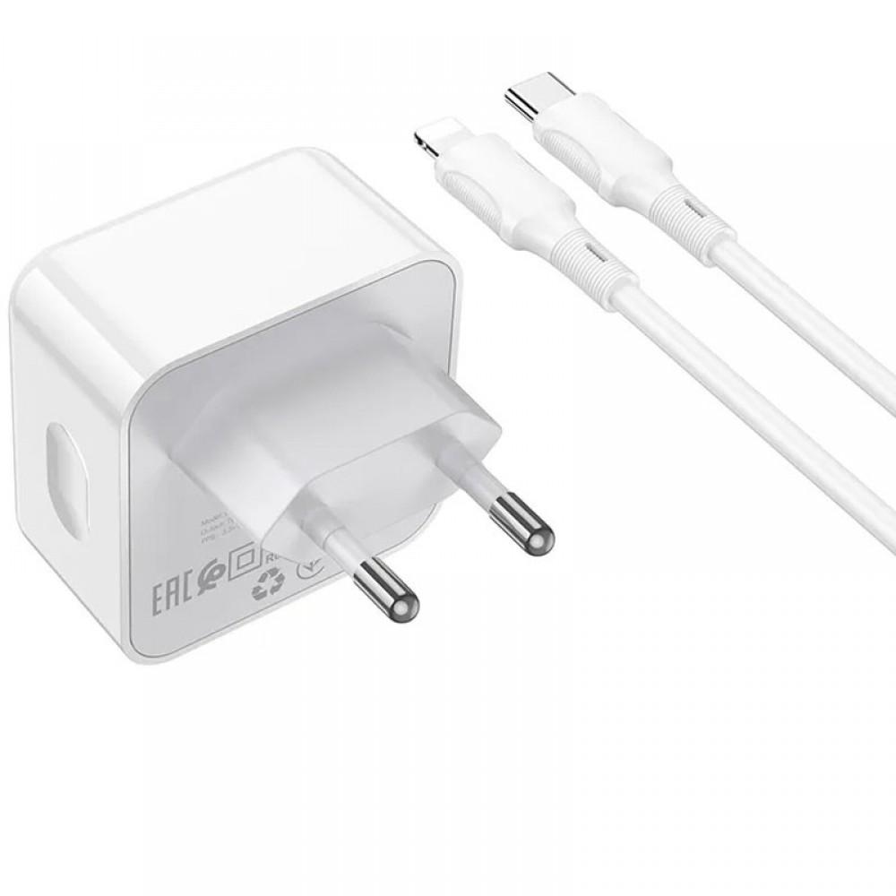 МЗП Borofone BA76A Source PD35W (2Type-C) + Type-C to Lightning White
