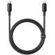 Дата кабель Baseus Silky Series OS Fast Charging Type-C to Lightning 20W (2m) (P10377701) Cluster Black Дата кабель Baseus Silky Series OS Fast Charging Type-C to Lightning 20W (2m) (P10377701) Cluster Black