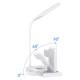 БЗП Usams US-CD195 15W 4in1 Wireless Charging Holder With Table Lamp White