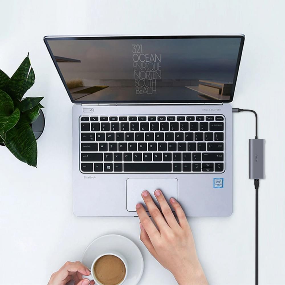 Перехідник HUB WIWU Alpha 831HRT Grey