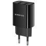 МЗП Borofone BA53A Powerway (2USB/2.1A) + Lightning Чорний