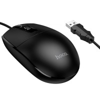 Дротова миша Hoco GM50 League Black