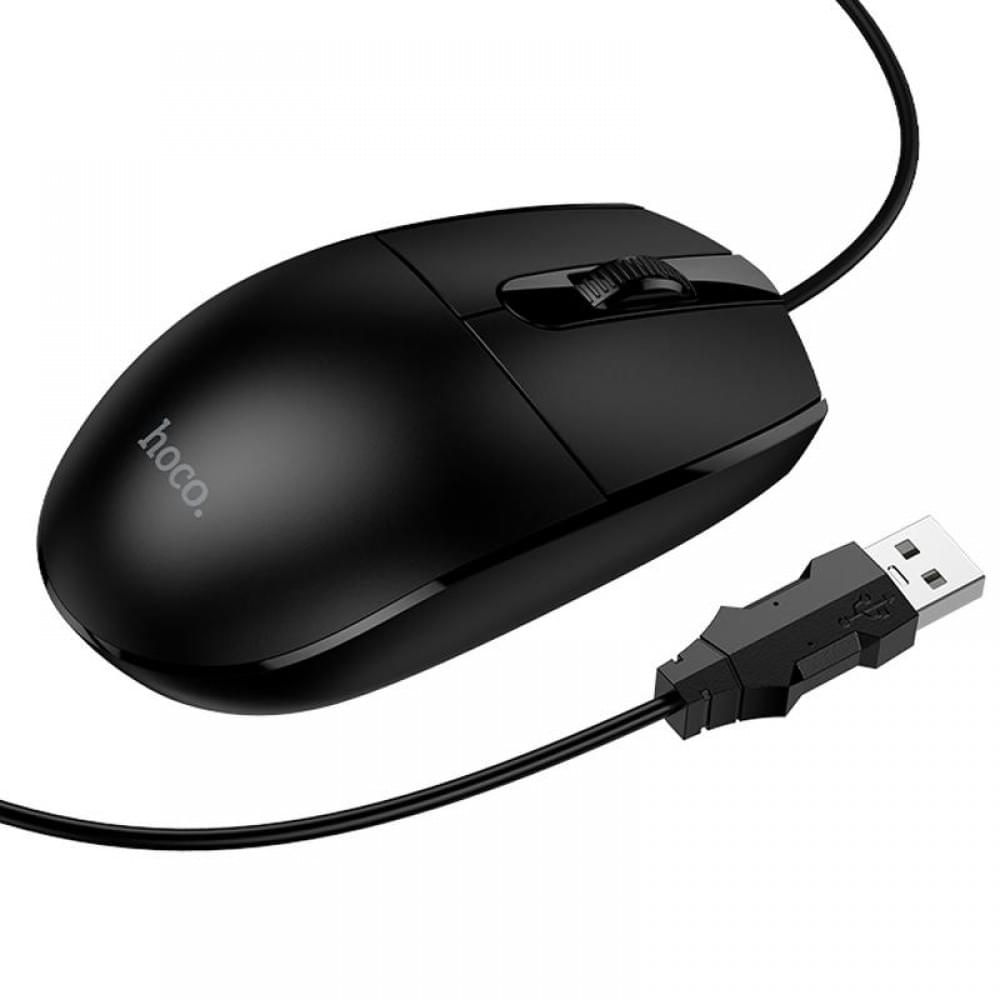 Провідна миша Hoco GM50 League Black