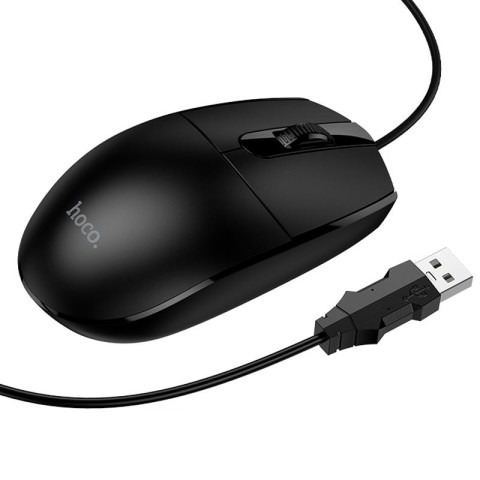 Дротова миша Hoco GM50 League Black