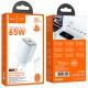МЗП Hoco N48 Glorious PD65W (1USB-C) + кабель Type-C to Type-C Blue