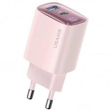 МЗП Usams US-CC229 GaN Digital Display XC Ser. 30W (1USB-A/1C)