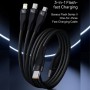 Дата кабель Baseus Flash Series 2 Type-C to MicroUSB-Lightning-Type-C 100W (1.5m) (CASS03020) Black