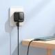 МЗП Borofone BAS22A Fortune PD20W+QC3.0 (1USB-A/1C) + кабель Type-C to Type-C Black