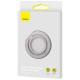 Тримач для телефону Baseus Halo Series Foldable Metal Ring (Single ring) (SUCH00001) Silver