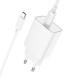 МЗП Hoco C143A Benefit PD20W (1USB-C) + кабель Type-C to Type-C White