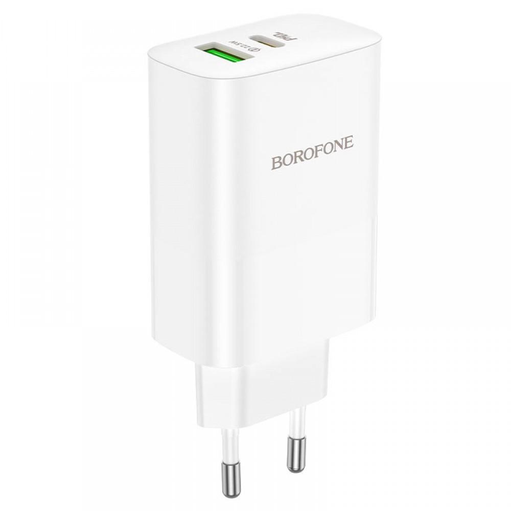 МЗП Borofone BN10 Sunlight PD65W (1Type-C/1USB) White