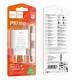 МЗП Hoco C143A Benefit PD20W (1USB-C) + кабель Type-C to Type-C White
