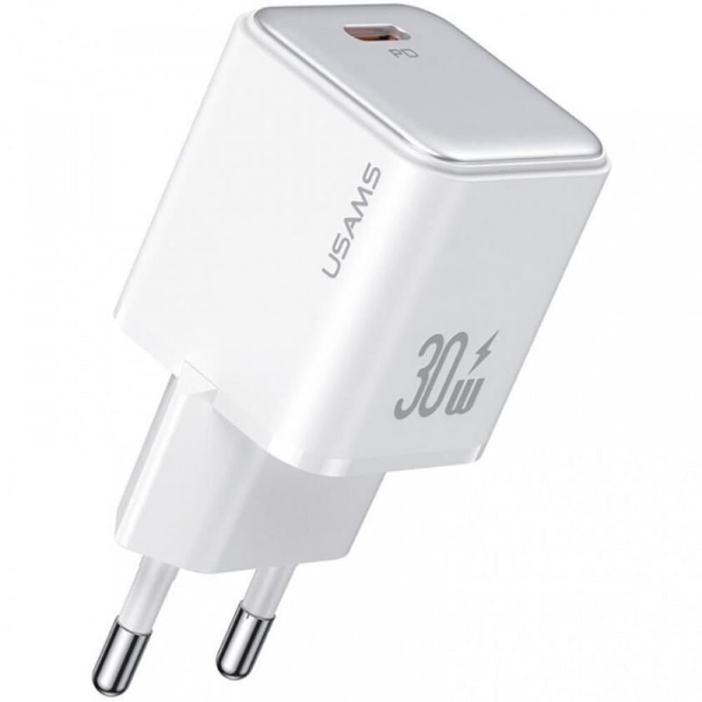 СЗУ Usams US-CC186 PD30W (1USB-C) + кабель Type-C to Lightning