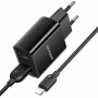 МЗП Borofone BA53A Powerway (2USB/2.1A) + Lightning Чорний