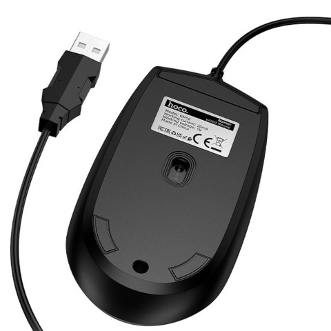 Дротова миша Hoco GM50 League Black