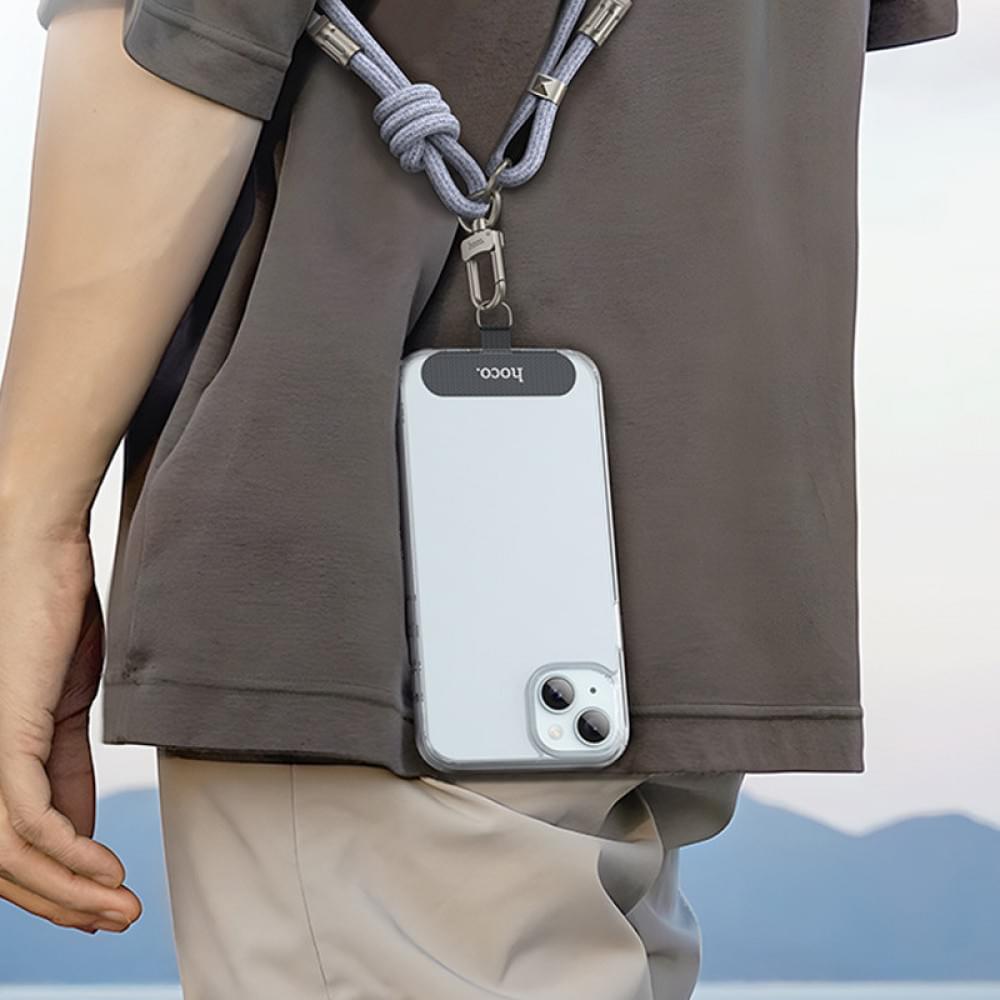 Дата кабель-шнурок Hoco GH7 Elegant Type-C to Lightning (1.8m) Denim Blue