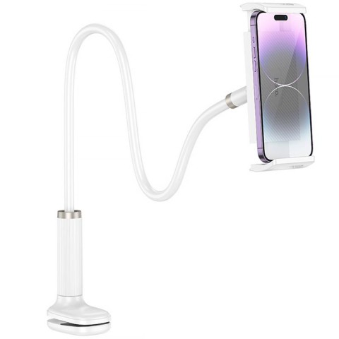 Регульована підставка для телефону/планшета Hoco HD10 Bamboo lazy stand White