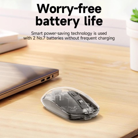 Миша бездротова Hoco GM29 Mysterios Bluetooth + 2.4G Dark Night Black