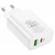 МЗП Borofone BN10 Sunlight PD65W (1Type-C/1USB) White