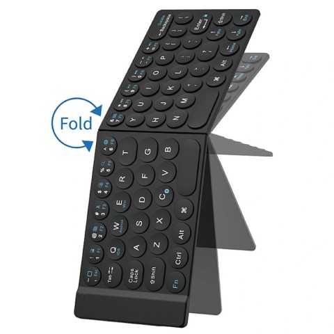 Клавіатура WIWU Fold Mini Keyboard FMK-01 Bluetooth Black