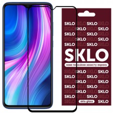 Захисне скло SKLO 3D (full glue) для Xiaomi Redmi Note 11E / Poco M5 / Redmi 10 5G Чорний