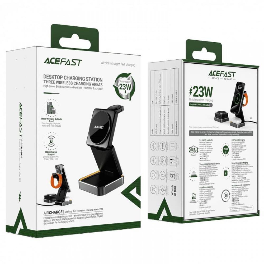 БЗУ Acefast E20 desktop 3-in-1