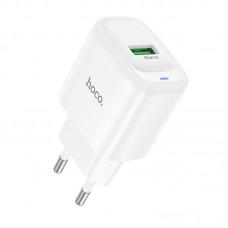 МЗП Hoco C140A Smart QC3.0 18W (1USB-A) White
