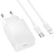 МЗП Borofone BAS75A Source PD30W (1USB-C) + кабель Type-C to Lightning White