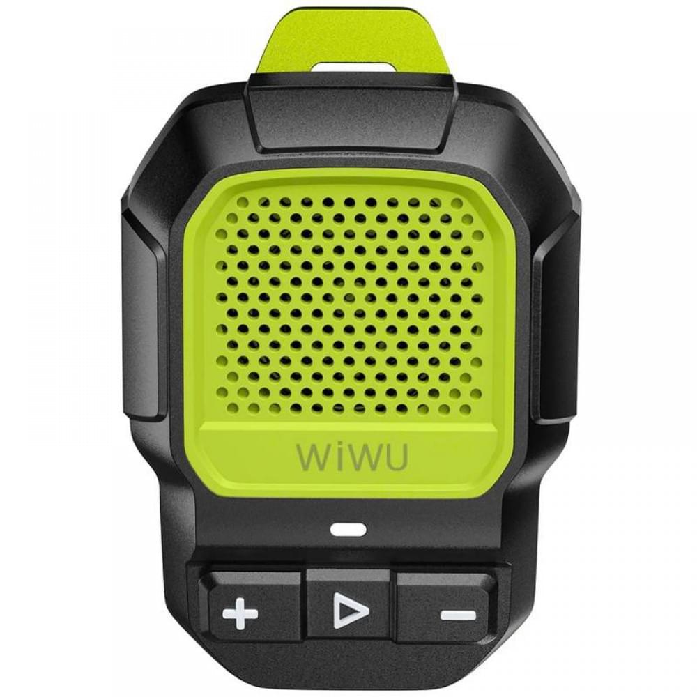 Bluetooth Колонка WiWU SPK-001 Buddy Fun with Magnetic Clip Green