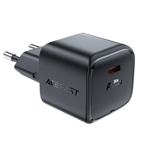 МЗП Acefast A77 mini PD30W GaN (1USB-C) Black