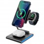 БЗП WIWU Wi-W023 3 in 1 wireless charger Grey