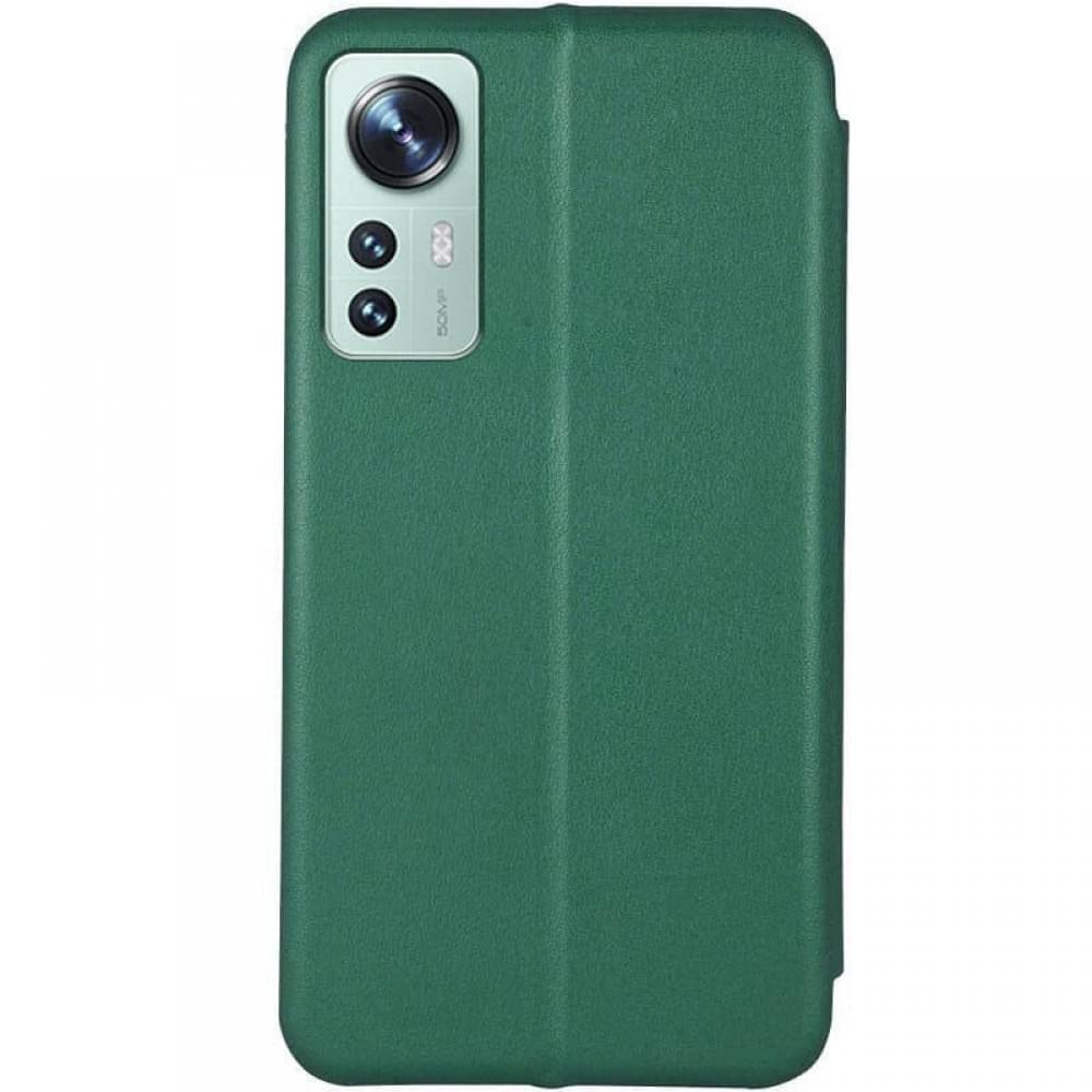 Шкіряний чохол-книжка Classy для Xiaomi 12 Lite Зелений