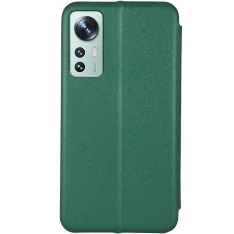Шкіряний чохол-книжка Classy для Xiaomi 12 Lite Зелений