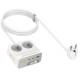 Подовжувач Hoco AC28 Descanso (PD45W/1C/3A/2xSocket) (2m) White