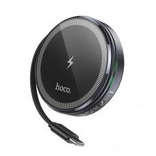 БЗП Hoco CQ18 Flash 2in1 Magnetic + iWatch (with retractable cable Type-C) Metal gray