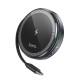 БЗП Hoco CQ18 Flash 2in1 Magnetic + iWatch (with retractable cable Type-C) Metal gray