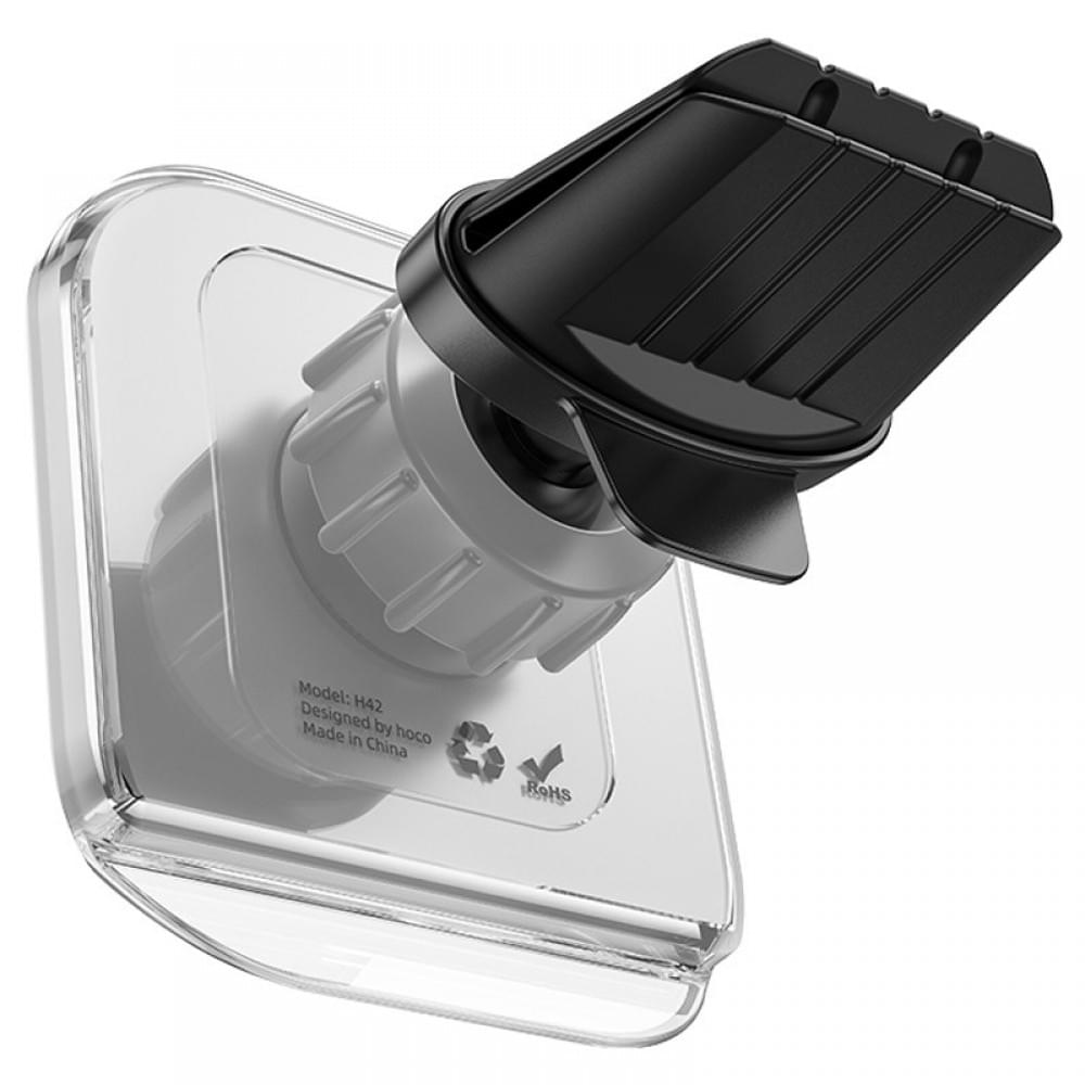 Автотримач Hoco H42 Crystal ring magnetic (air outlet) Romantic purple