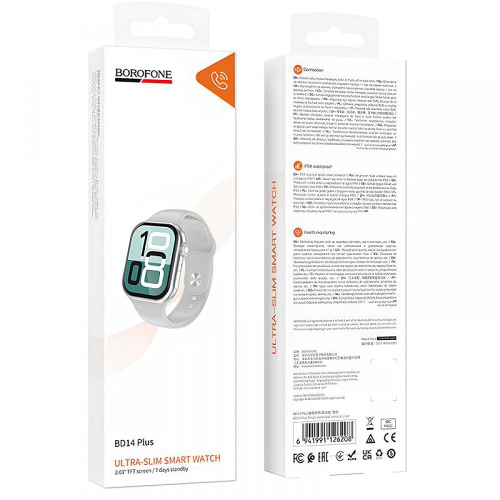 Смарт-годинник Borofone BD14 Plus Smart sports watch (call version) Silver