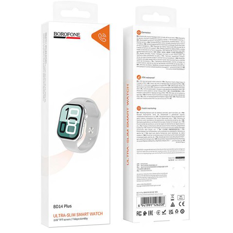 Смарт-годинник Borofone BD14 Plus Smart sports watch (call version) Silver