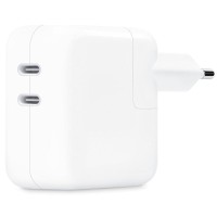 МЗП 35W Dual Power Adapter for Apple (2USB-C) (AAA) (box) White